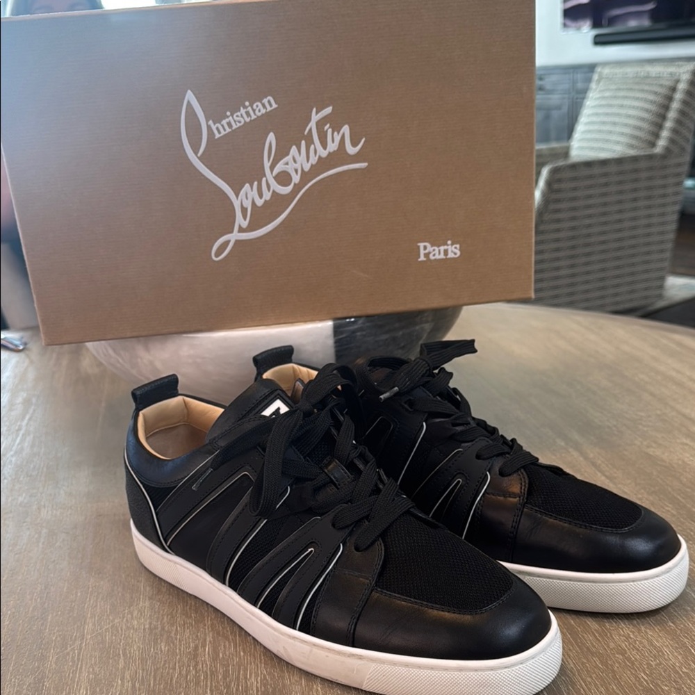 Men’s Christian Louboutin Black Sneakers